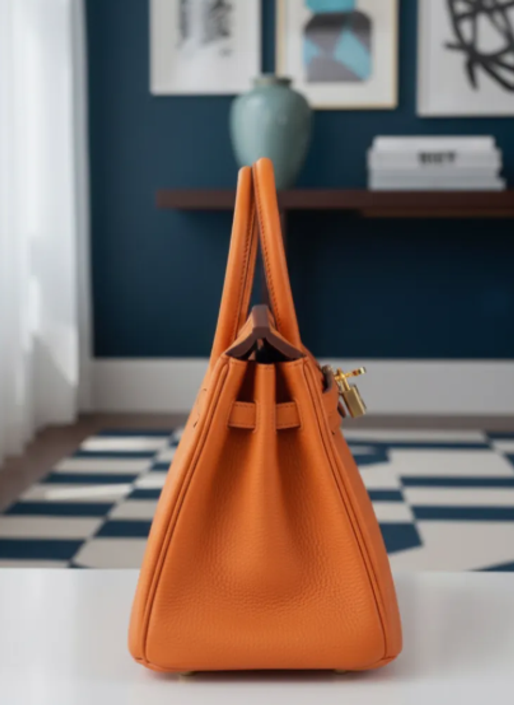 Сумка в стиле Hermes Birkin Эко-Кожа