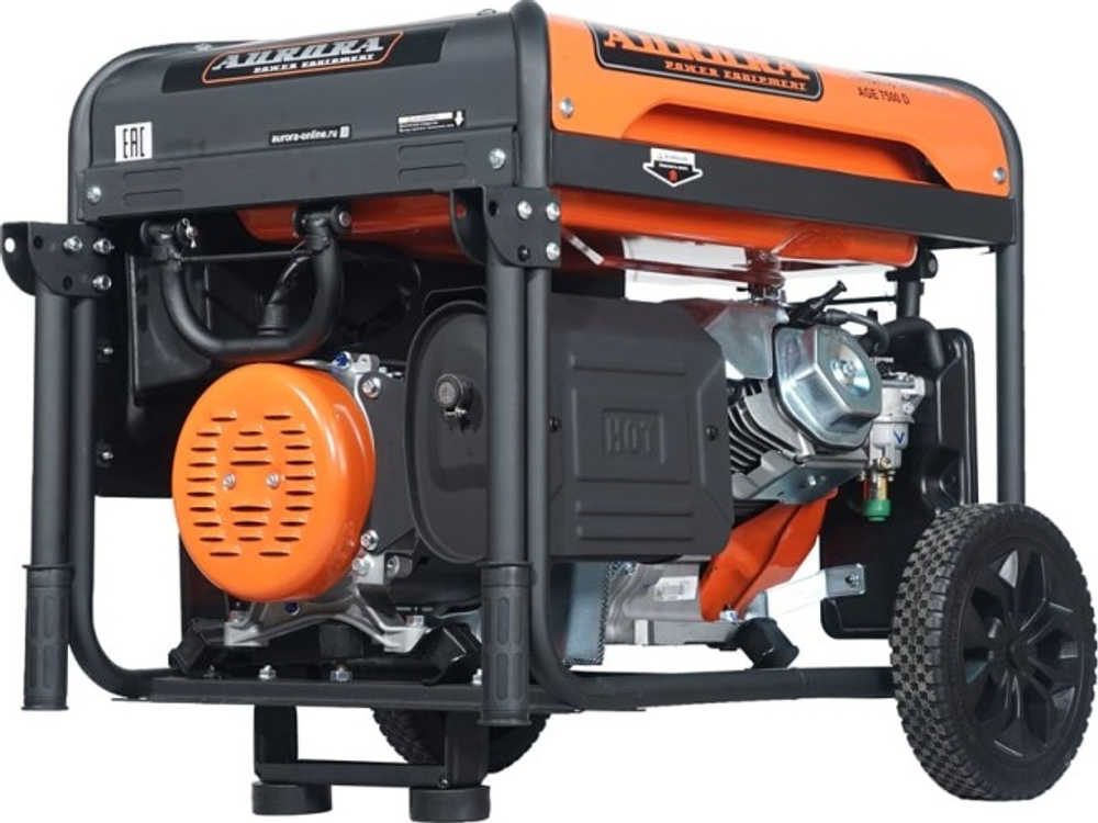 Генератор бензиновый AURORA AGE 7500 D электростартер 6775
