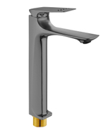 11020-P Смеситель од. для раковины-чаши (ГРАФИТ) HANSEN (10/1шт)