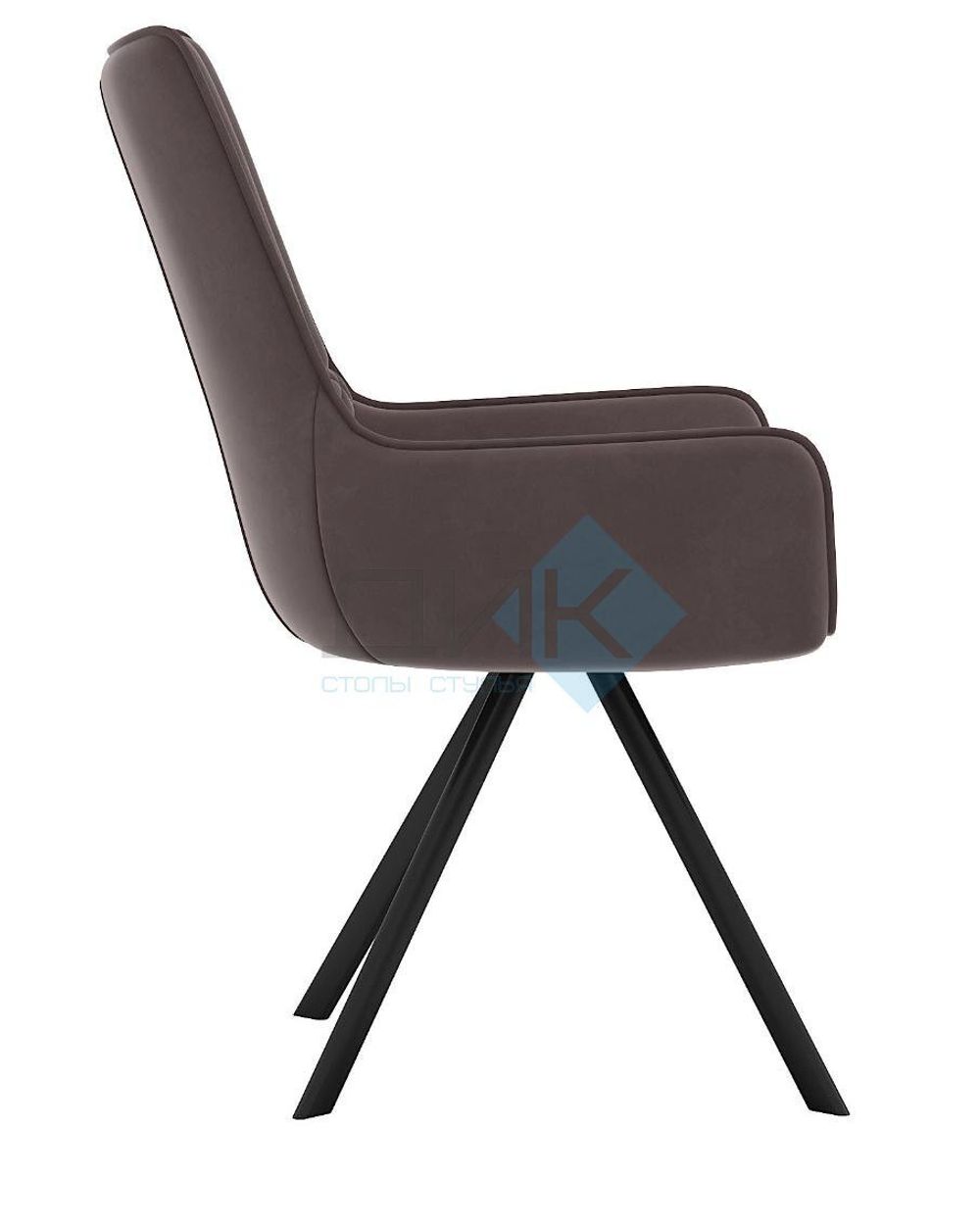 Стул DikLine 289 поворотный опоры чёрные