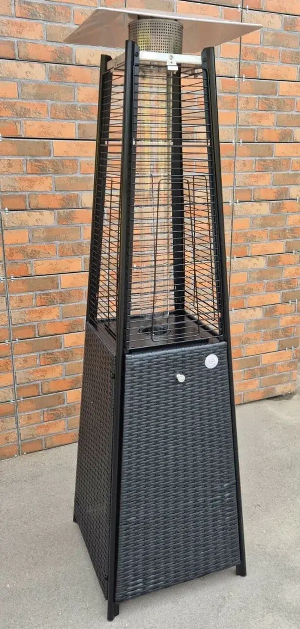 Уличный газовый обогреватель WWT 13I ROTANG Black mini + Чехол