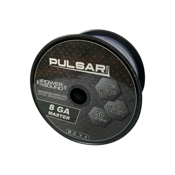 Силовой провод Pulsar Master 8GA BLUE / RED OFC медь (50)