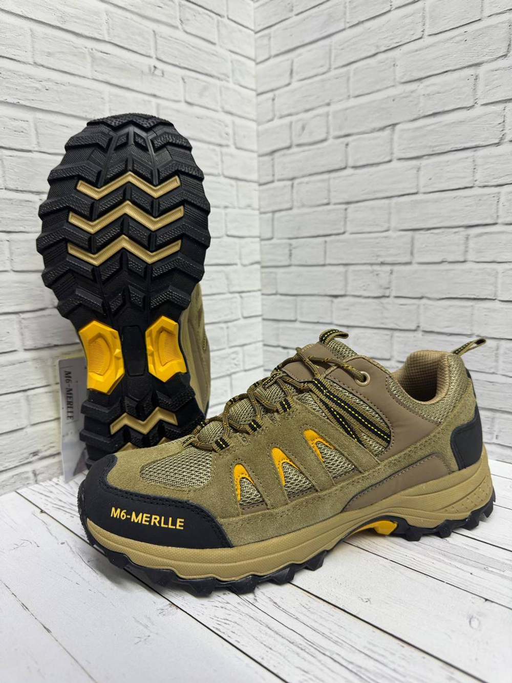 Трекинговые кроссовки M6-Merlle /хаки