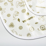 4967117 Фартук защитный 36х36 см., из клеенки с ПВХ покрытием, цвет белый с рисунком