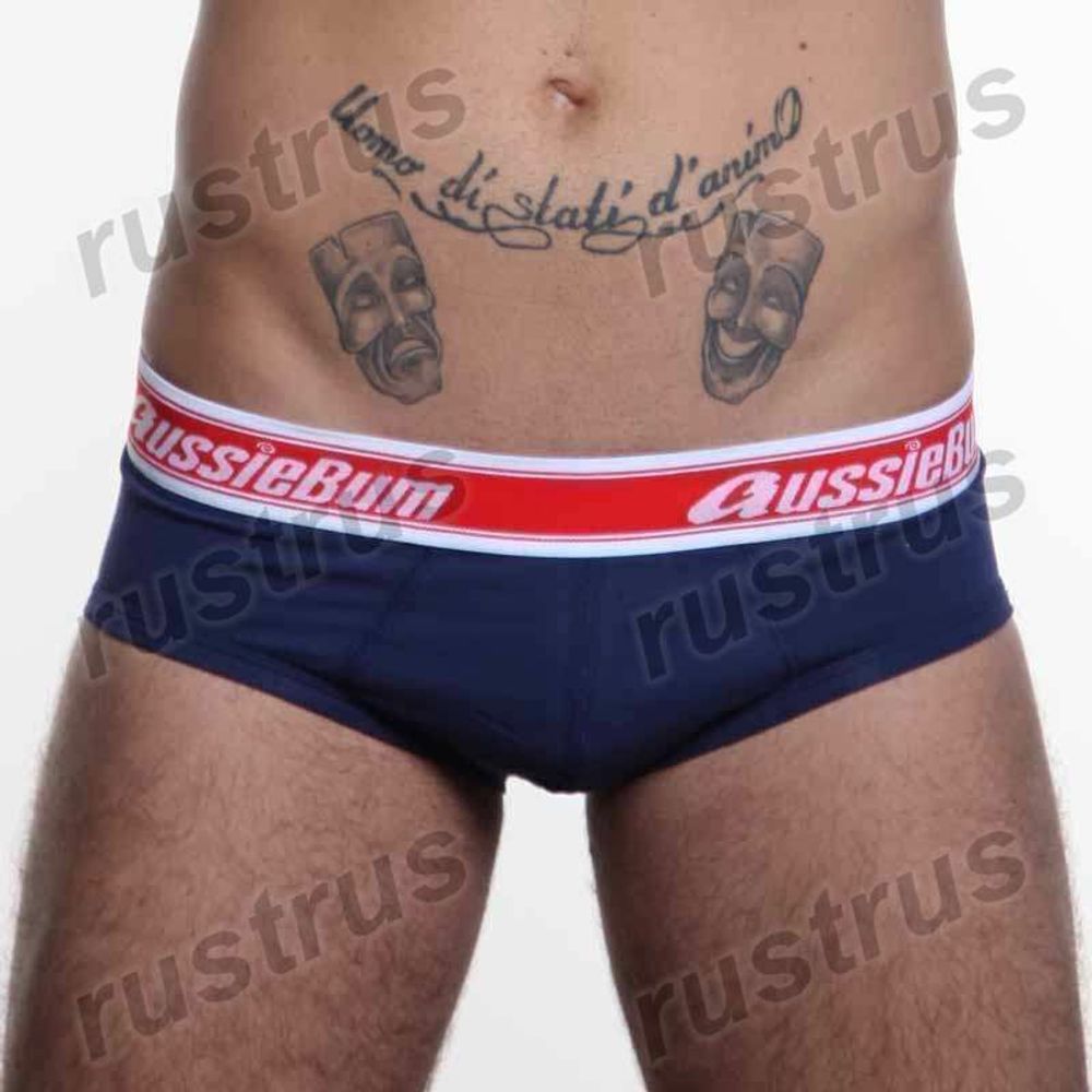 Мужские трусы брифы синие Aussiebum AB00131