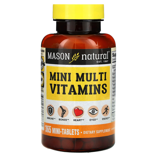 Mason Natural, Daily Multiple Vitamins, 365 таблеток
