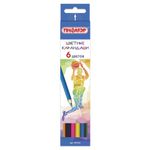 Карандаши цветные ПИФАГОР "БЫСТРЕЕ! ВЫШЕ! СИЛЬНЕЕ!", 6 цветов., классические заточенные, 181355