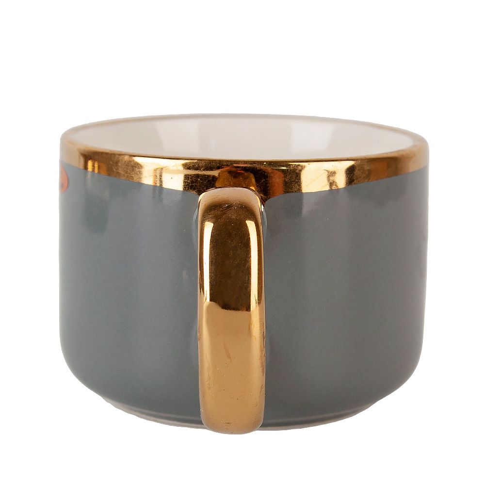 Чашка с блюдцем "Royal line.Gray" v=200мл. (min4) (транспортная упаковка)