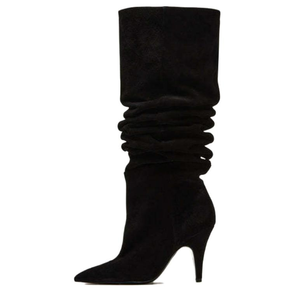 STEVE MADDEN Over the knee Boots 8.89cm Women"s Black