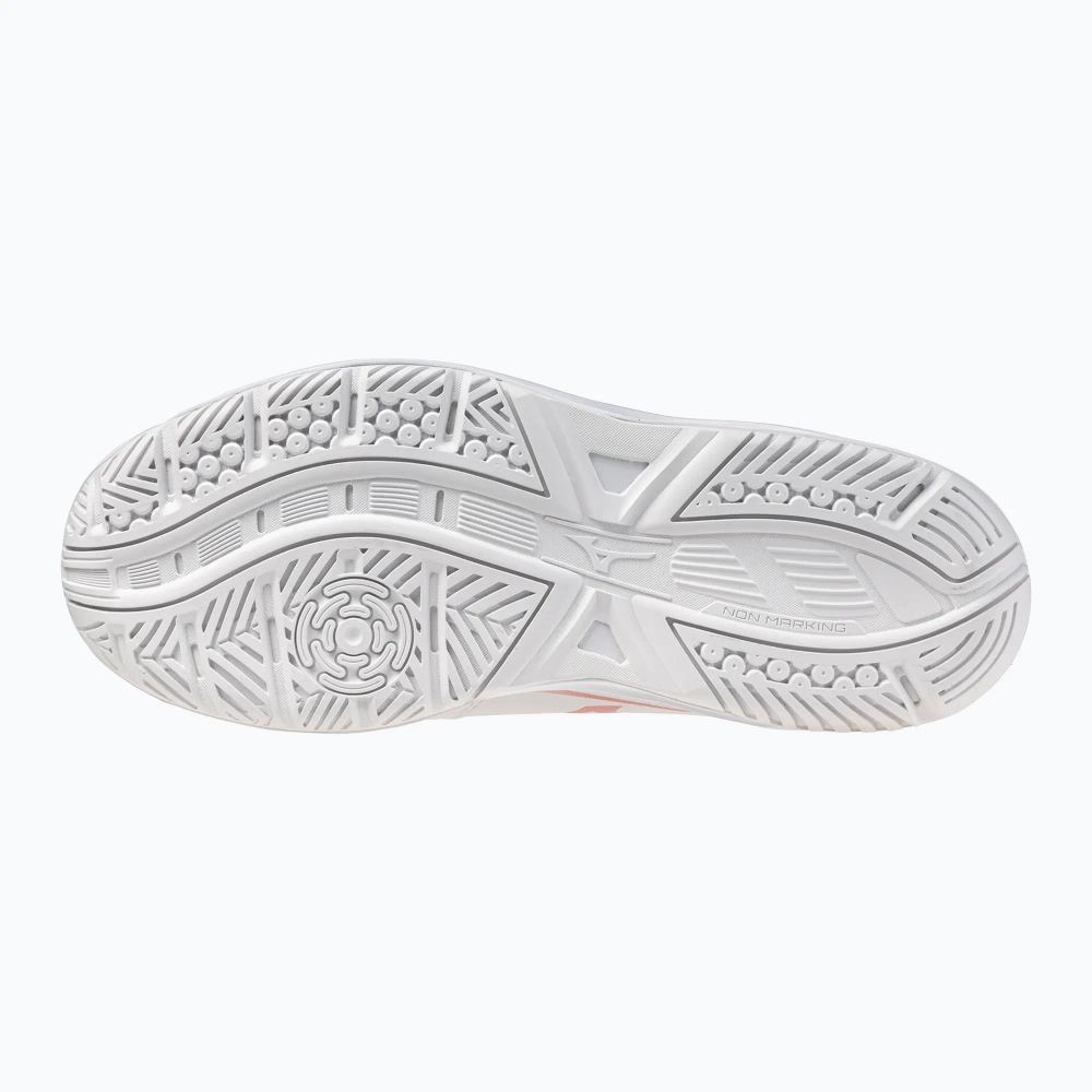 Женские Кроссовки волейбольные Mizuno Cyclone Speed 5 white/rose elegance/lava falls