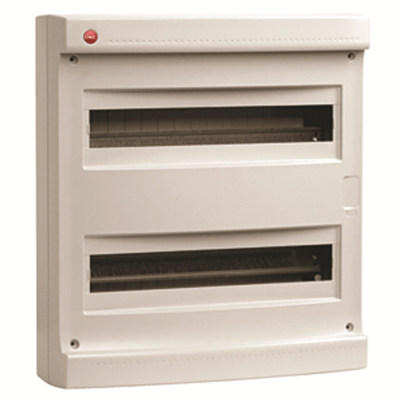 Щиток настен.без двер.36мод.,IP40,сер.,с усил. клем.блок.2х87312