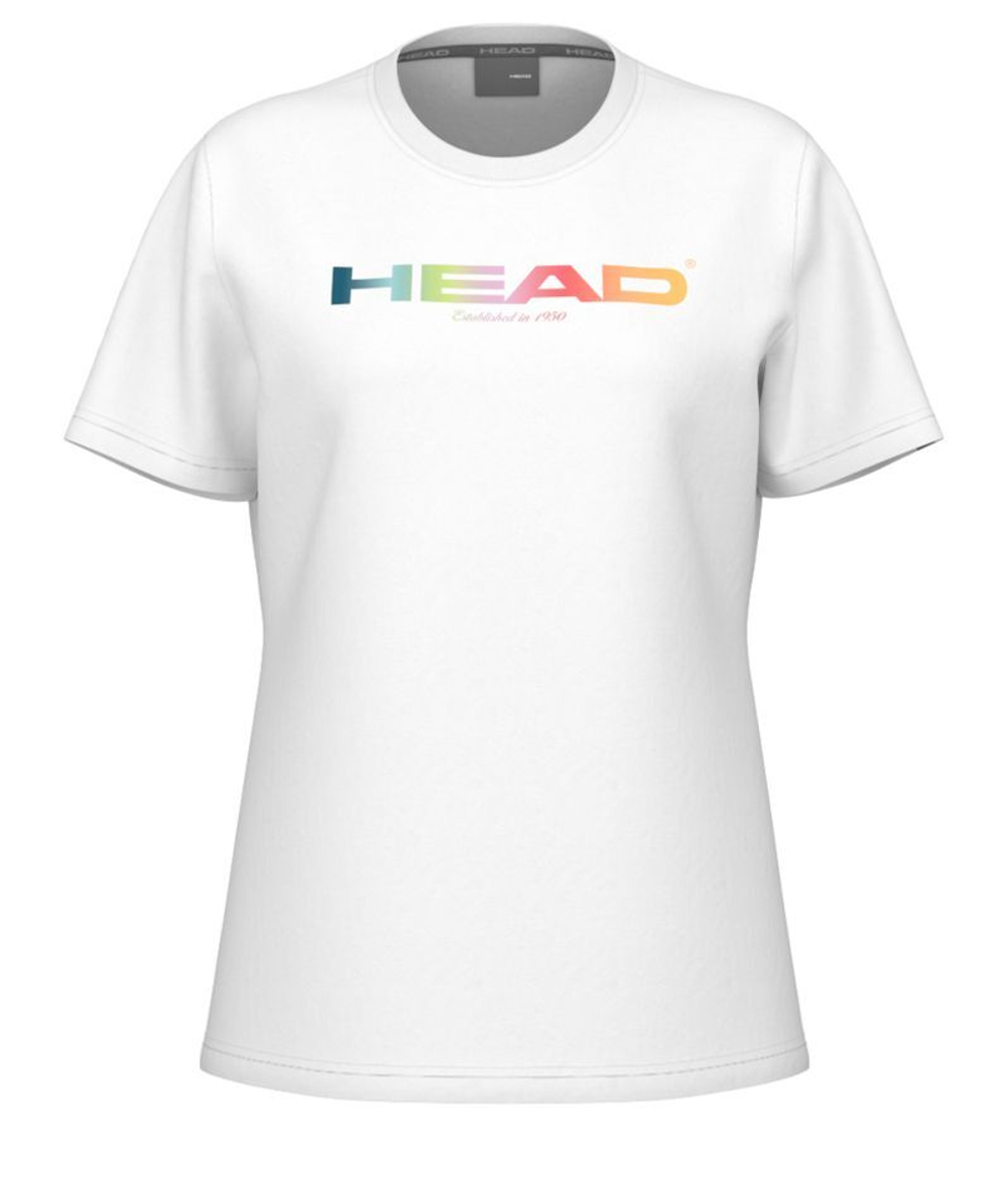 Женская теннисная футболка Head Rainbow - белый