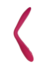 Бордовый многофункциональный вибратор Caberna