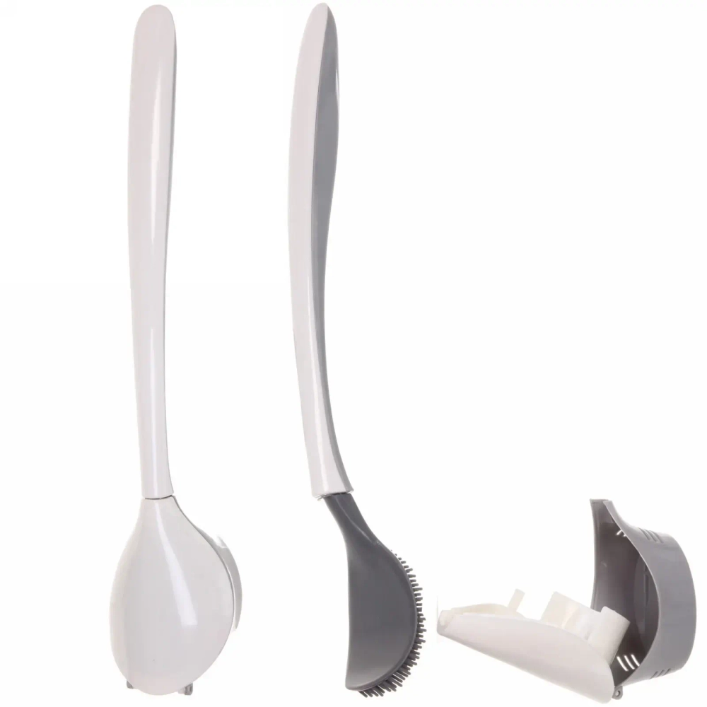 Ерш с креплением на стену «Стиль» 42 см, силиконовая щетка