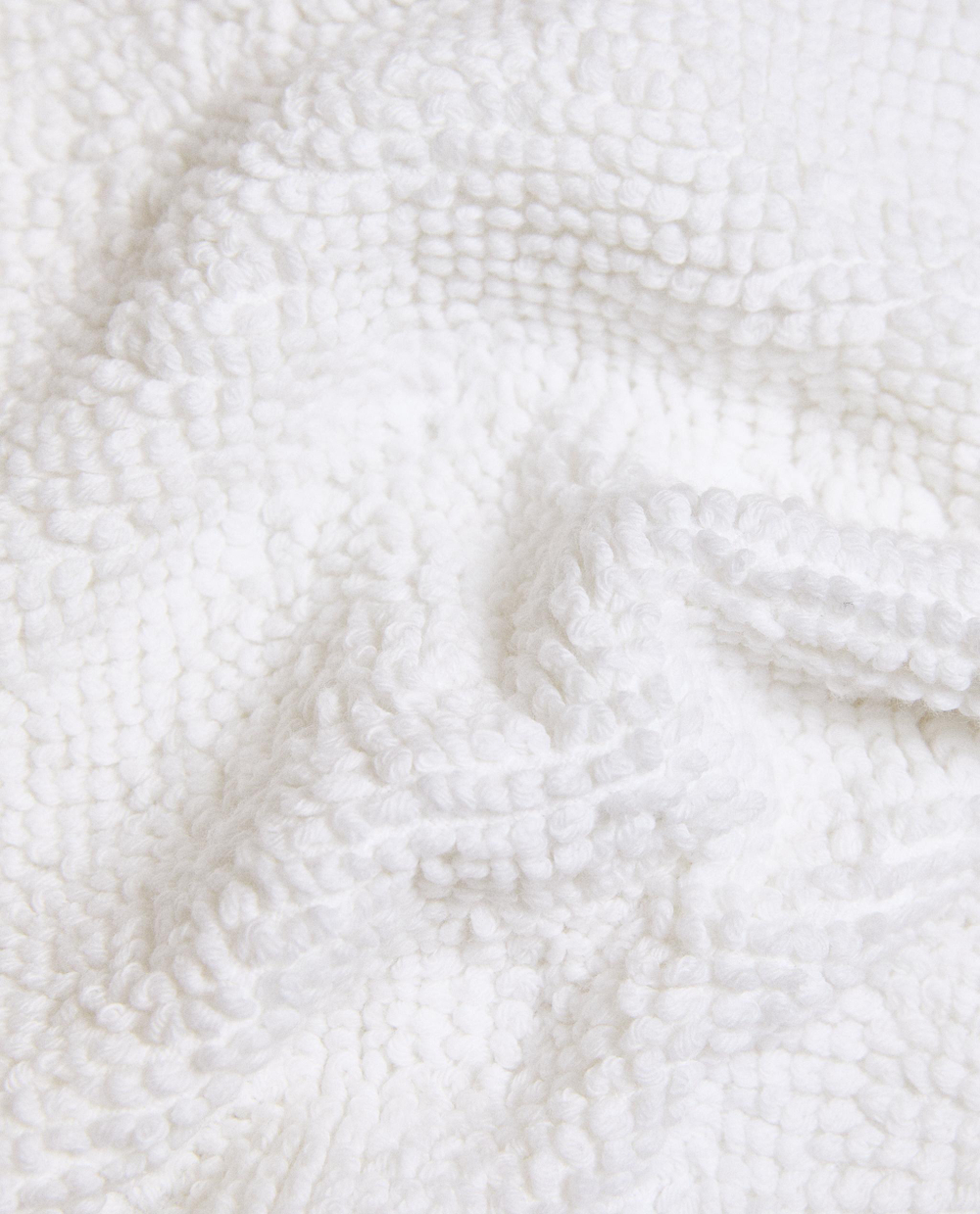 Zara Home коврик для ванной из хлопка, белый, 50x70 см