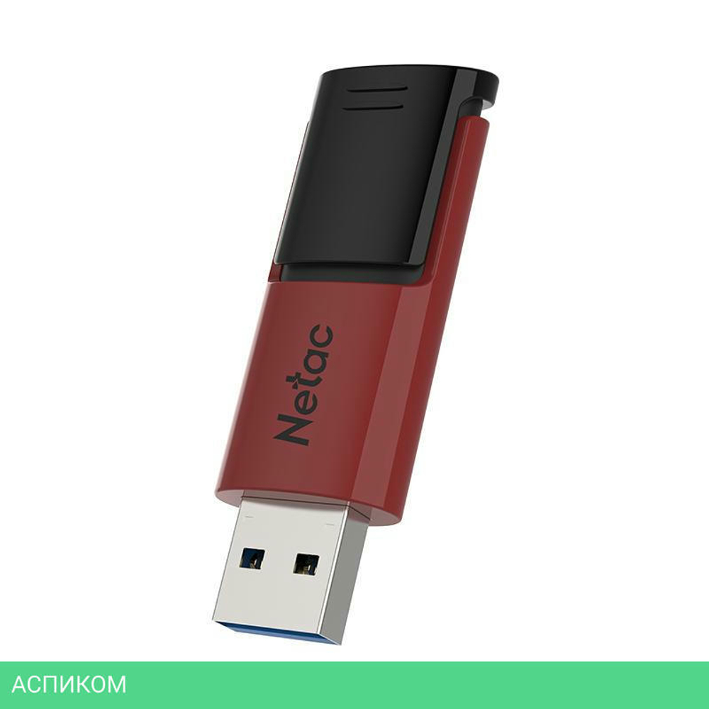 USB Flash-накопитель Netac U182 128Gb Black/Red (NT03U182N-128G-30RE)