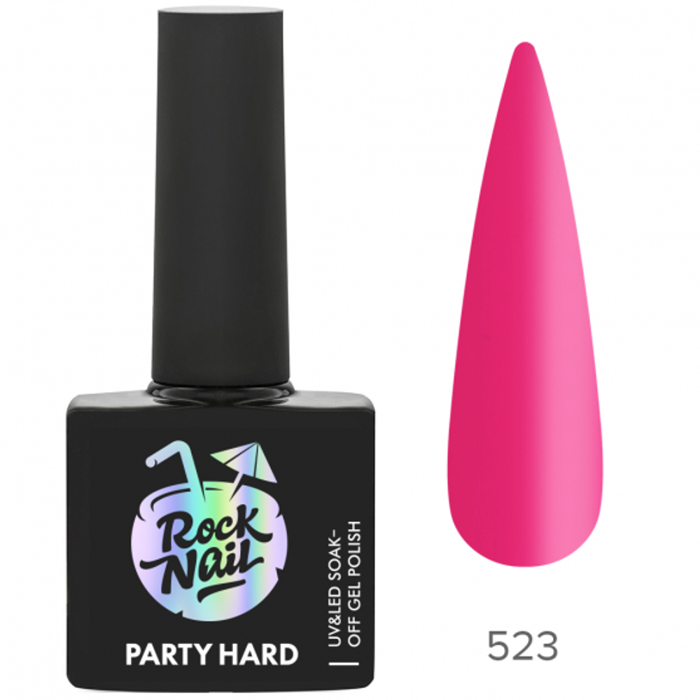 RockNail Гель-лак Party Hard 523 Bikini, 10мл