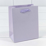 Пакет подарочный 12х15х7см Премиум "Элегант" (Сиреневый)