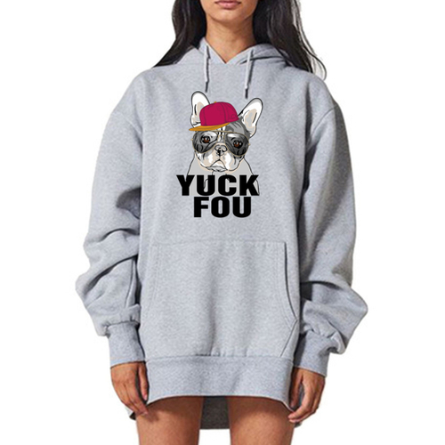Толстовка "Французский бульдог - YUCK FOU"