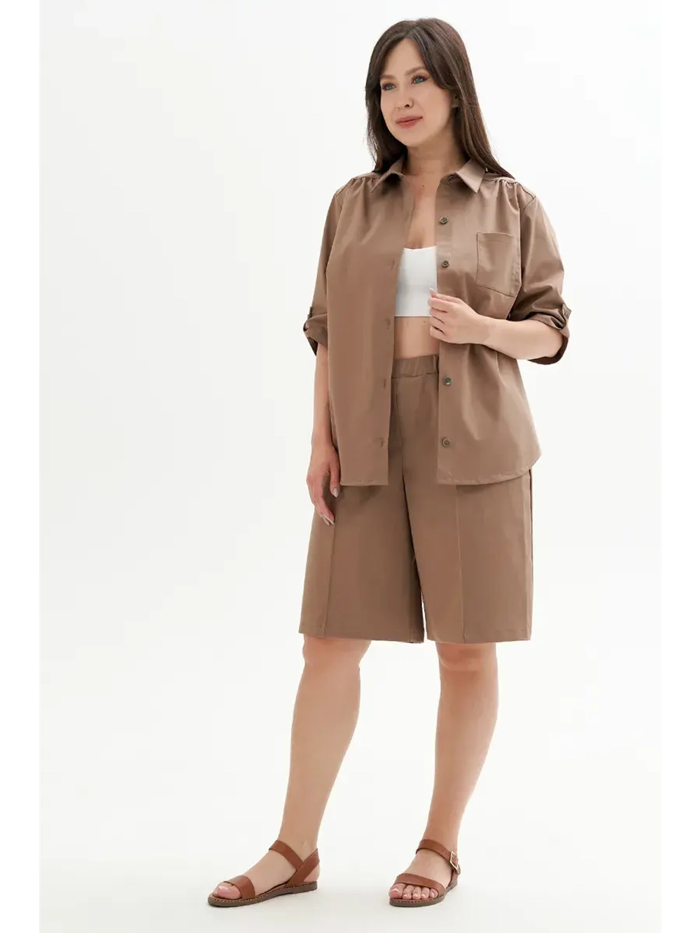 Блуза-рубашка сафари
