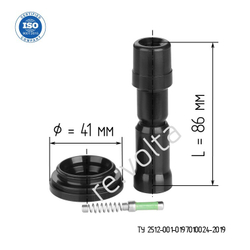 Штепсель - наконечник катушки зажигания Honda / RVLT-46