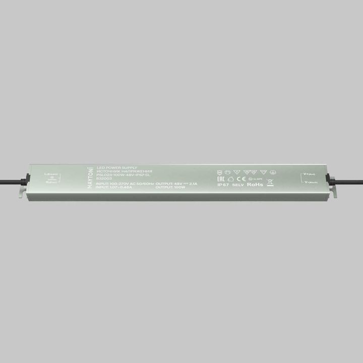 Источник напряжения PSL023 48В 100Вт IP67 Maytoni Led Strip 832003