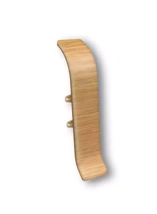 Соединитель для плинтуса 55мм "Идеал Классик", 212 Дуб светлый