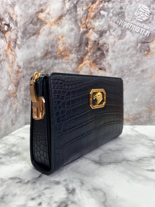 Барсетка Stefano Ricci из кожи крокодила