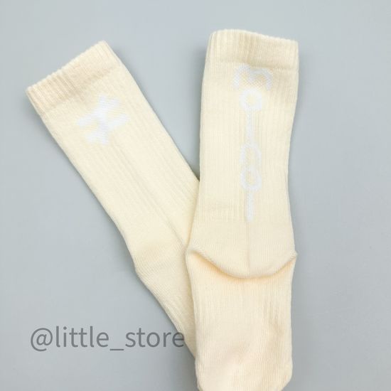 Гольфы хлопковые Moi Noi, Молочные