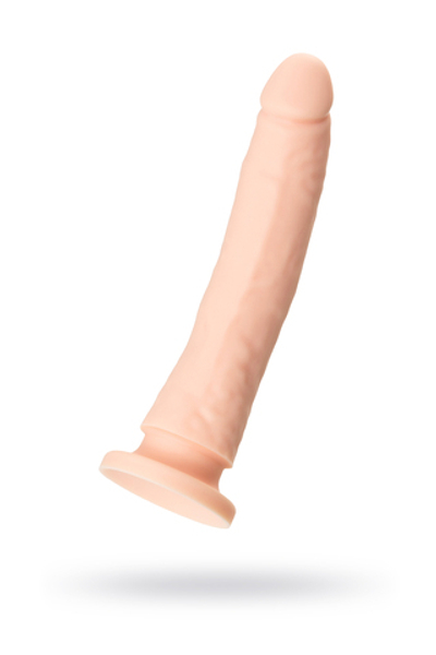 Фаллоимитатор RealStick Silicone Matt B, силикон, телесный, 21,5 см