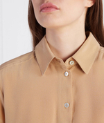 Шелковая рубашка Marella - коричневый(31110235)