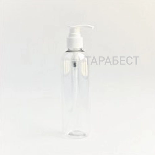 Флакон 250 мл пластик прозрачный с дозатором для мыла