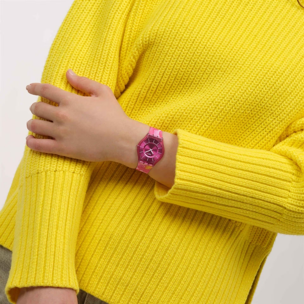 PARADISE BLOOM Водонепроницаемый (waterproof) 3 бар Диаметр 34,00 мм Механизм: кварцевый - SWATCH