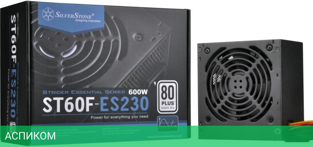 Блок питания SilverStone ST60F-ES230 600W (SST-ST60F-ES230)