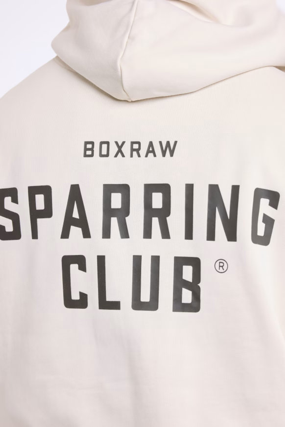 Худи BOXRAW Sparring Club бежевое