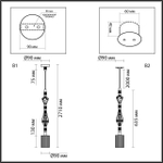 Подвесной светильник Odeon Light TERRA 5414/1E