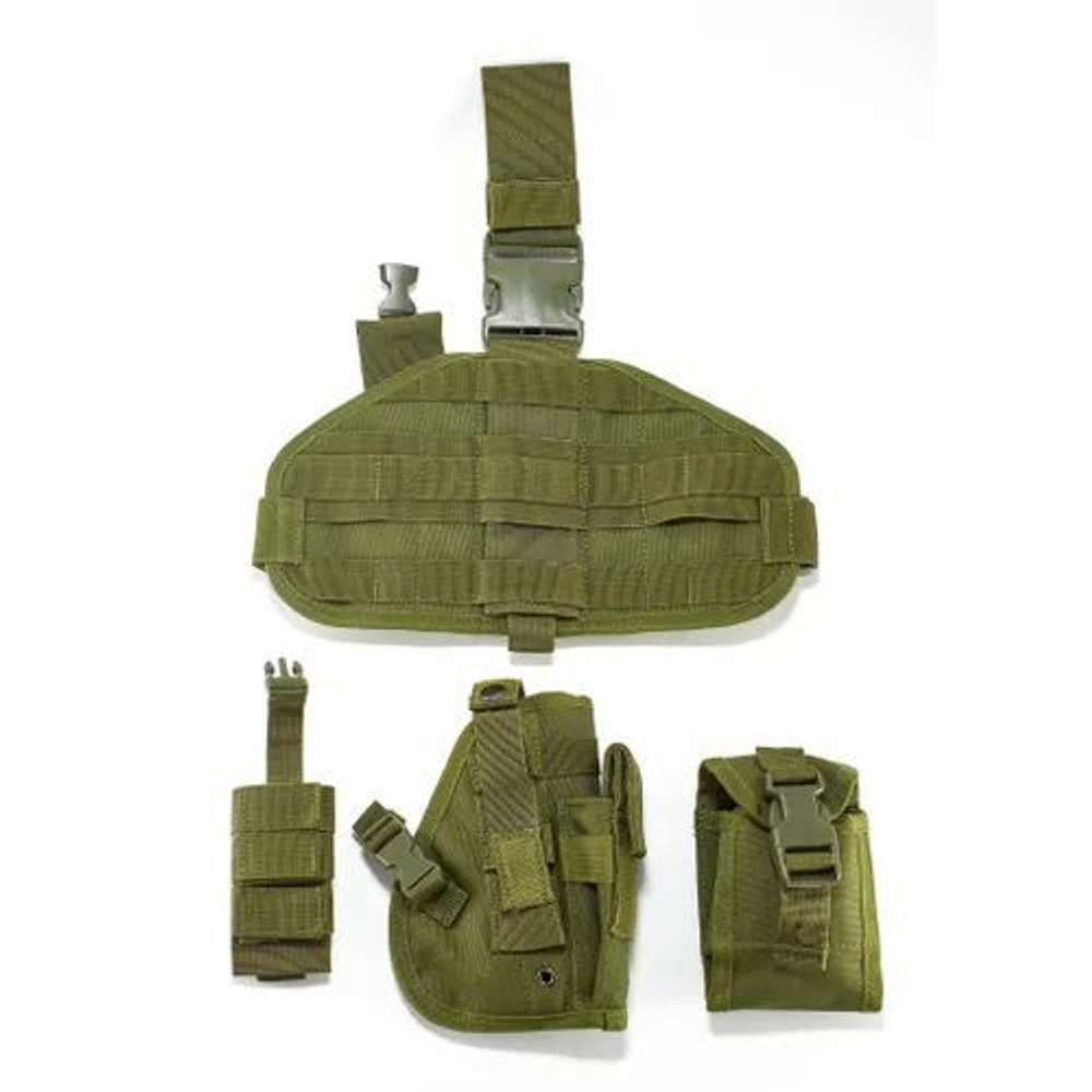 Кобура набедренная на платформе Molle олива