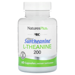 NaturesPlus, Pro, Suntheanine и L-теанин 200, 60 капсул (100 мг на капсулу)