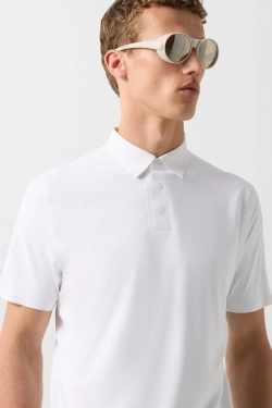 Рубашка-поло BOGNER GOLF CASIMIR1 в белом цвете