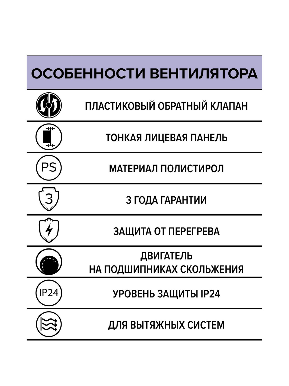 Вентилятор накладной A D100 обр.клапан AURAMAX