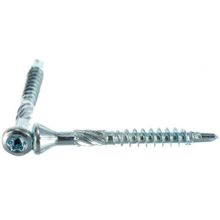 Шуруп для полов и паркета 3,2*30, белый цинк