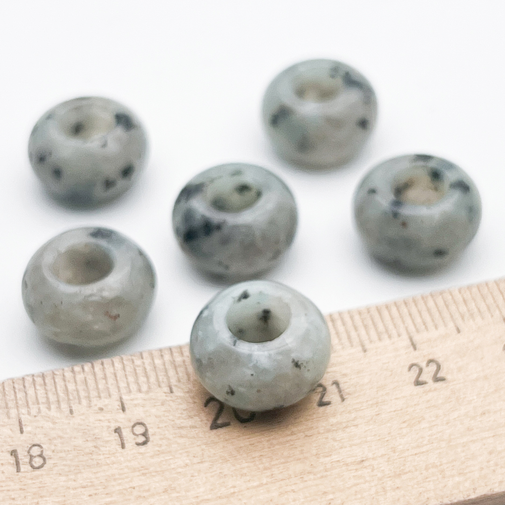 Пегматит, размер 14 мм, диаметр отверстия 5 мм, цена за 1 шт