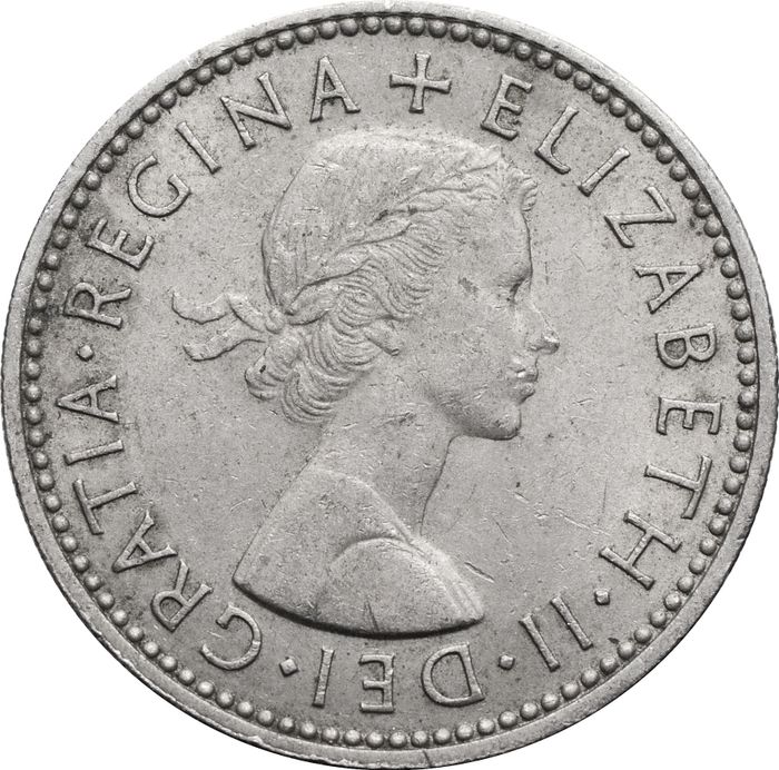 1 шиллинг 1960 Великобритания (Английский герб) XF
