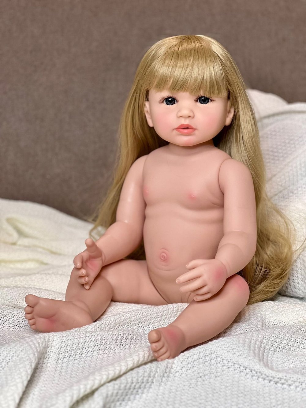 Кукла Реборн виниловая 55см в пакете (FA-272A)