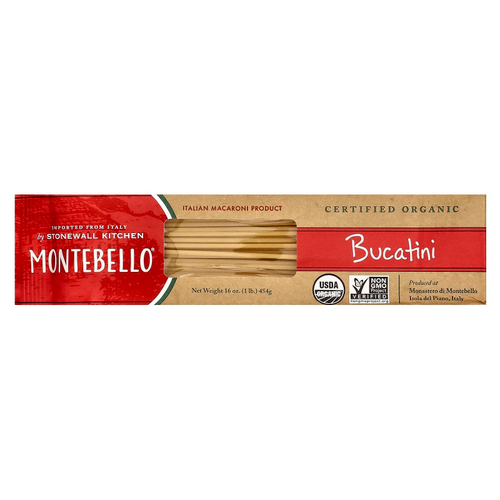 Montebello, Organic Bucatini, 16 oz (454 g)