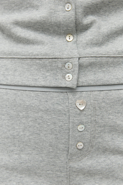 Лонгслив на пуговицах