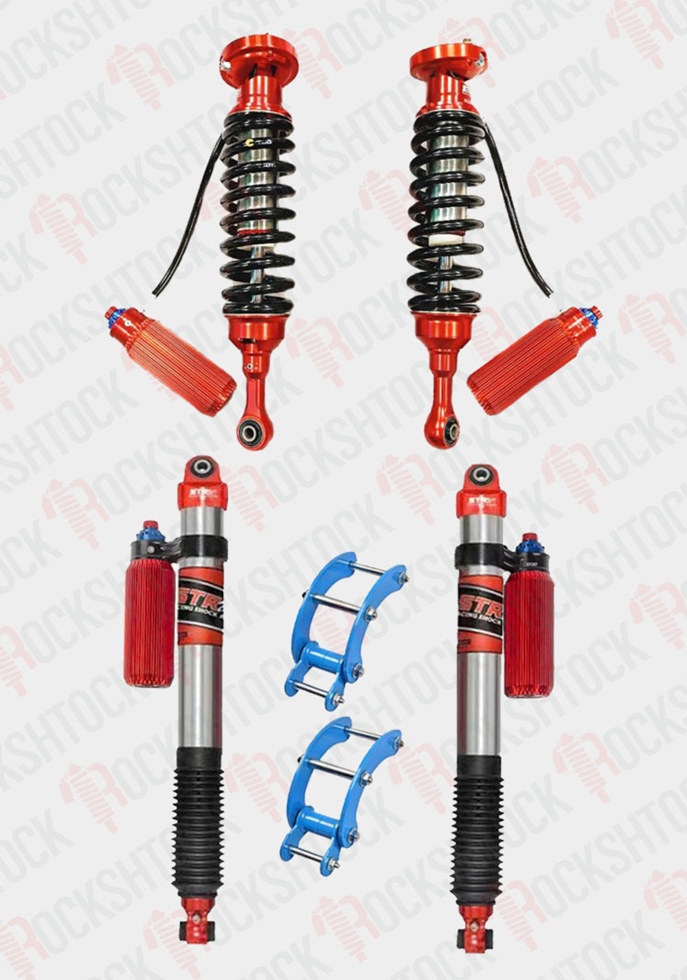 Ford Ranger T6.2 (2022—2025) лифт-комплект регулируемой подвески +2" STR ST8000 с DSC