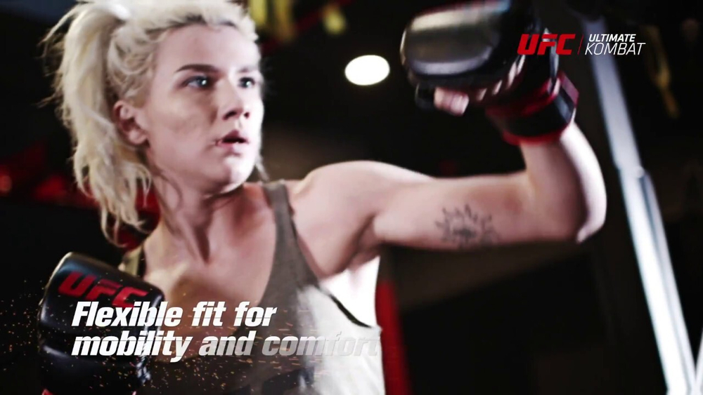 UFC Перчатки MMA для спарринга 8 унций синие S/M