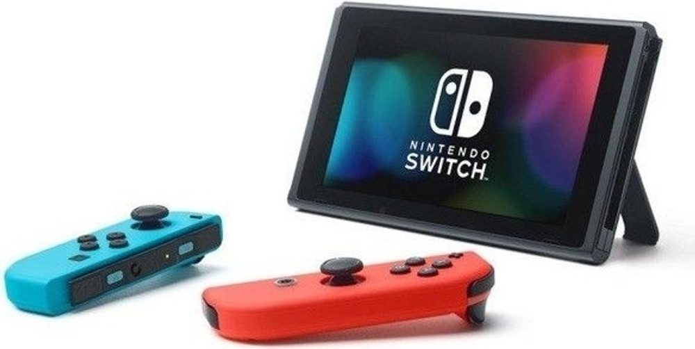 Игровая приставка Nintendo Switch Neon красный-голубой