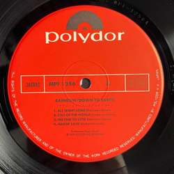 Винтажная виниловая пластинка LP Rainbow Down To Earth (Japan 1979) (Yellow Obi)